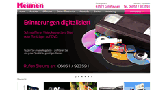 Desktop Screenshot of keunen.de